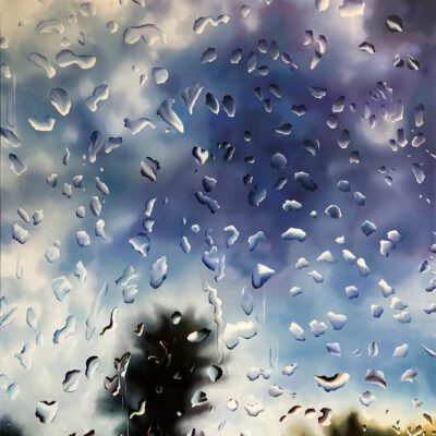 right after rain / Öl auf Leinwand / 120 x 100 cm / 2024