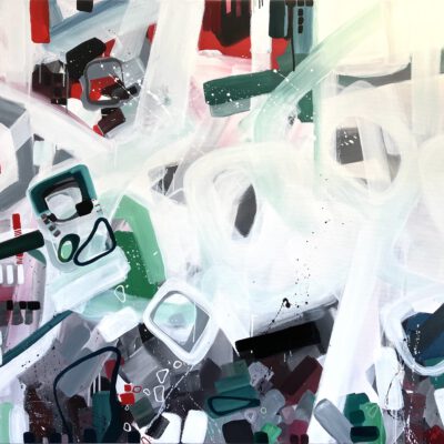 gameboy / Acryl + Öl auf Leinwand / 120 x 160 cm / 2022 / verkauft