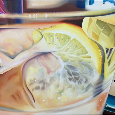 aqua / Öl auf Leinwand / 50 x 70 cm / 2025