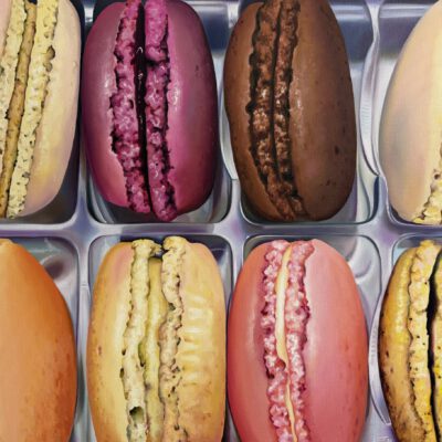 Macarons Nice / Öl auf Leinwand / 50 x 70 cm / 2025