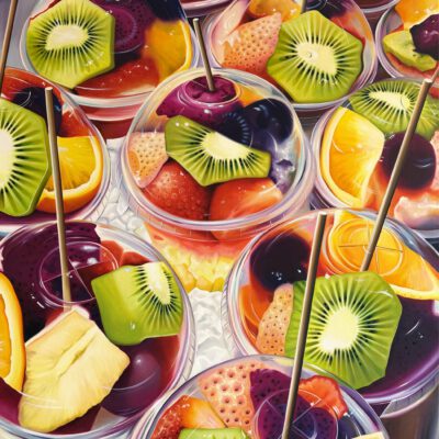copa de frutas / Öl auf Leinwand / 100 x 80 cm / 2026