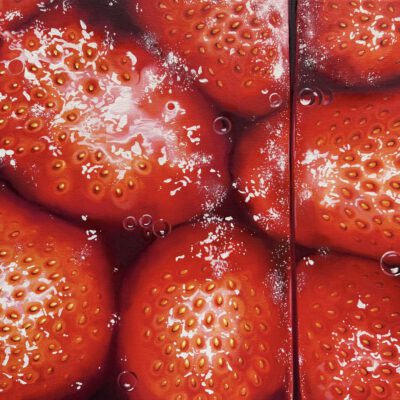 Erdbeeren II / Öl auf Leinwand / 40 x 50 cm / 2026